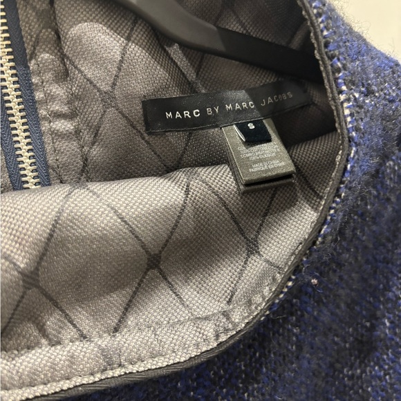 Marc by Marc Jacobs Tweed Funnel Neck Mini Dress, Size S - Picture 5 of 8